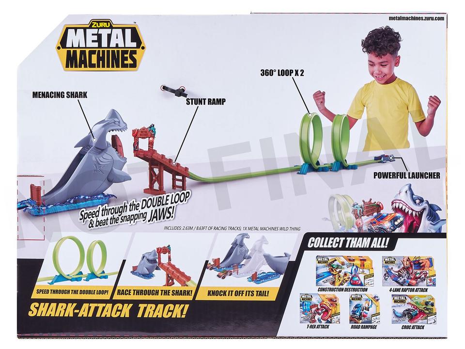 Pista Metal Machines Shark Attack Candide - 5