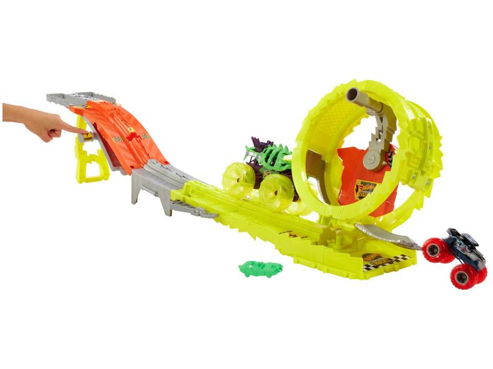 Pista Monster Trucks Hot Wheels Arena Energia de - 2