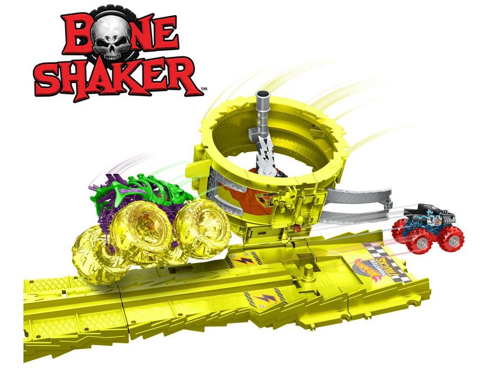 Pista Monster Trucks Hot Wheels Arena Energia de - 4