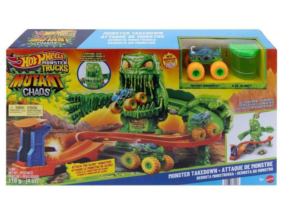 Pista Mutant Caos Hot Wheels Monster Trucks - 7