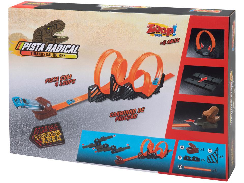 Pista Radical Tiranossauro Rex Zoop Toys - 7