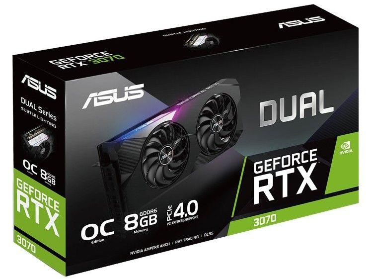 Placa de Vídeo Asus GeForce RTX 3070 8GB - 10