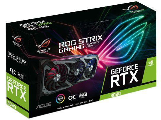 Placa de Vídeo Asus GeForce RTX 3090 24GB - GDDR6X 384 bits ROG Strix Gaming - 8