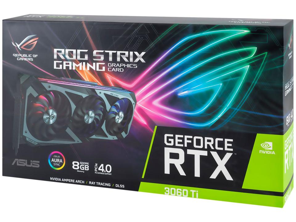 Placa de Vídeo Asus NVIDIA GeForce RTX 3060 Ti - 10