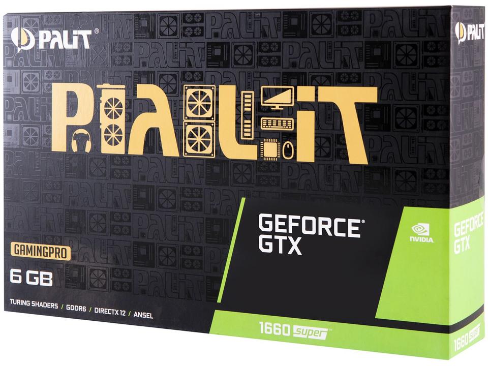 Placa de Vídeo Palit GeForce GTX 1660 - 11