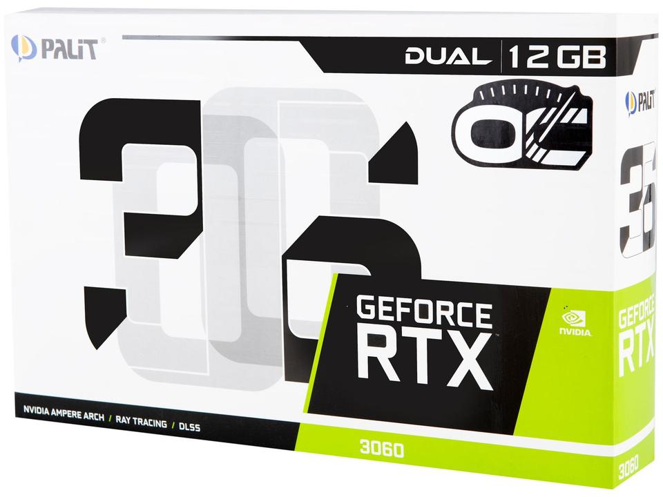 Placa de Vídeo Palit GeForce RTX 3060 - 9
