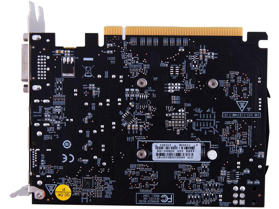 Placa de Vídeo Power Color Radeon RX 550 - 2GB GDDR5 128 bits Red Dragon - 5