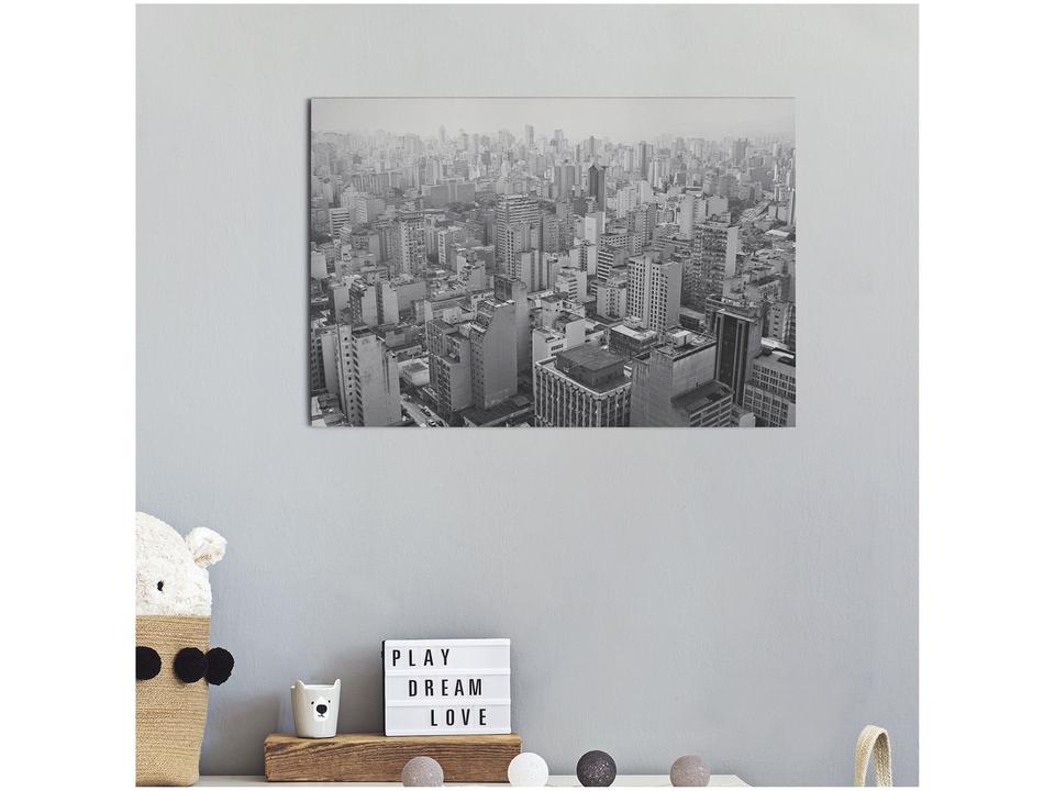 Placa Decorativa MDF Cidade 30x44cm - Design Up Living