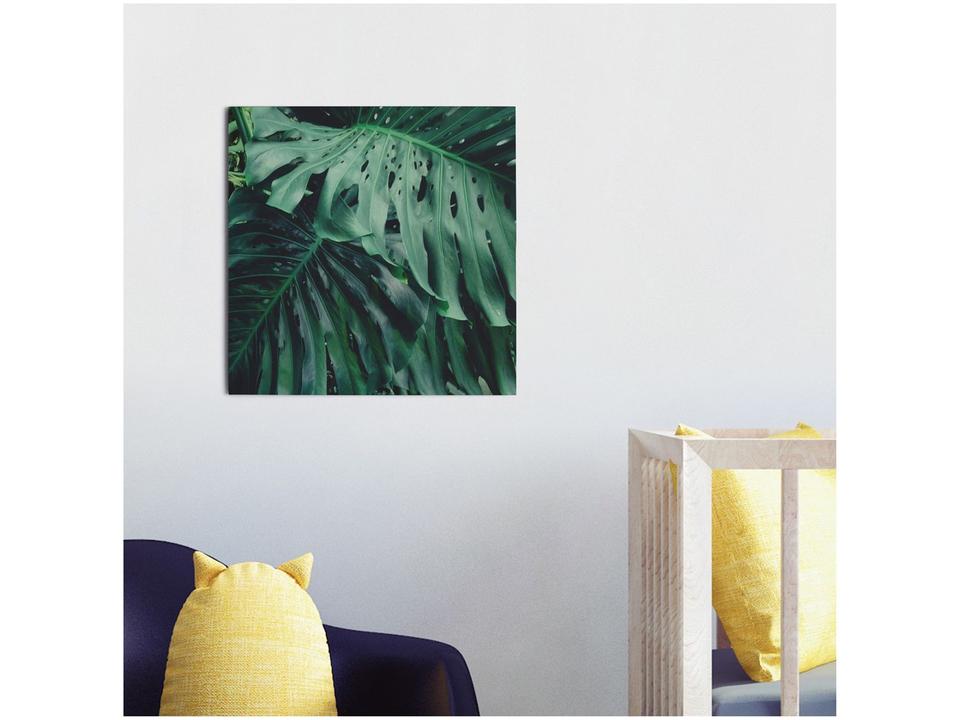 Placa Decorativa MDF Folhagens Costela Adão - 1