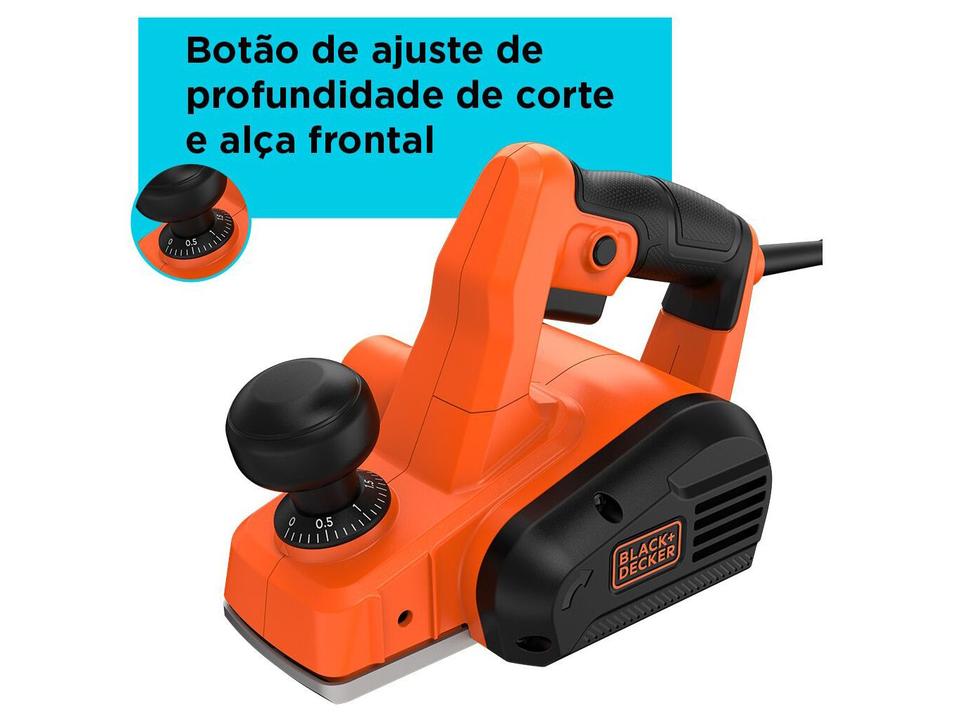 Plaina Elétrica Black+Decker 710W BEW712 - 5