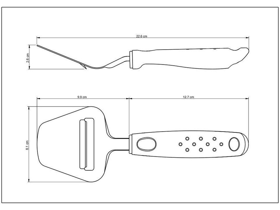 Plaina para Queijo Inox Tramontina Utilitá - 4