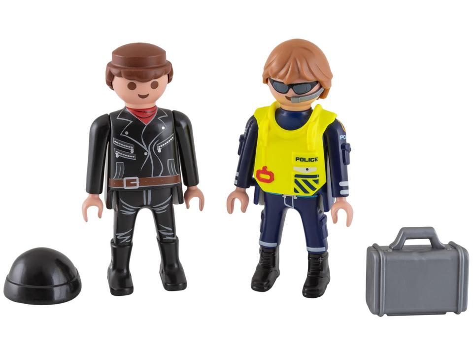 Playmobil Polícia com Paraquedas City Action - 1