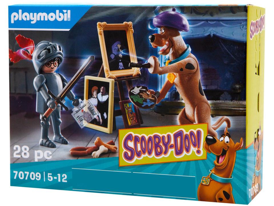 Playmobil Scooby-Doo! Aventura com Cavaleiro Negro - 28 Peças