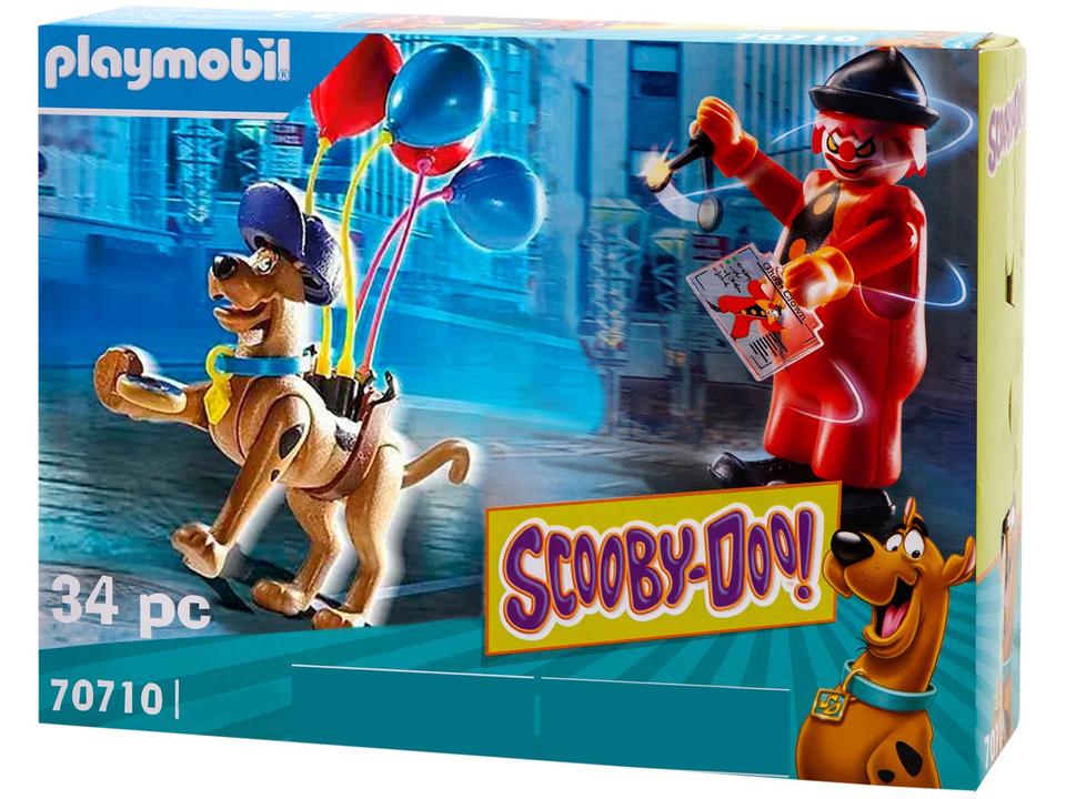 Playmobil Scooby-Doo! Aventura com Palhaço - Fantasma 34 Peças