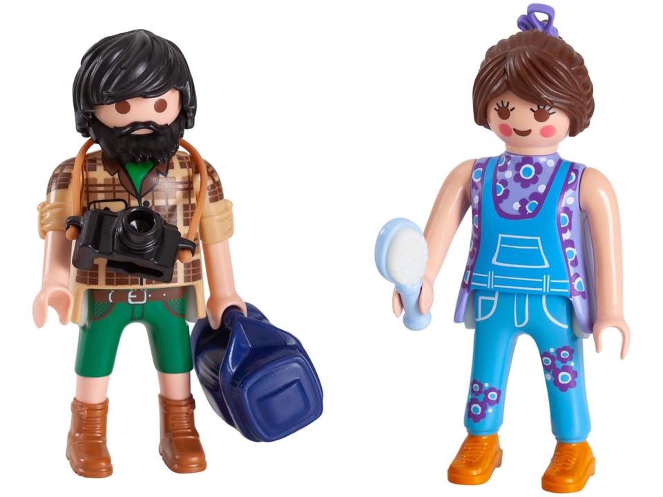 Playmobil Volkswagem T1 Camping Bus 74 Peças - 6