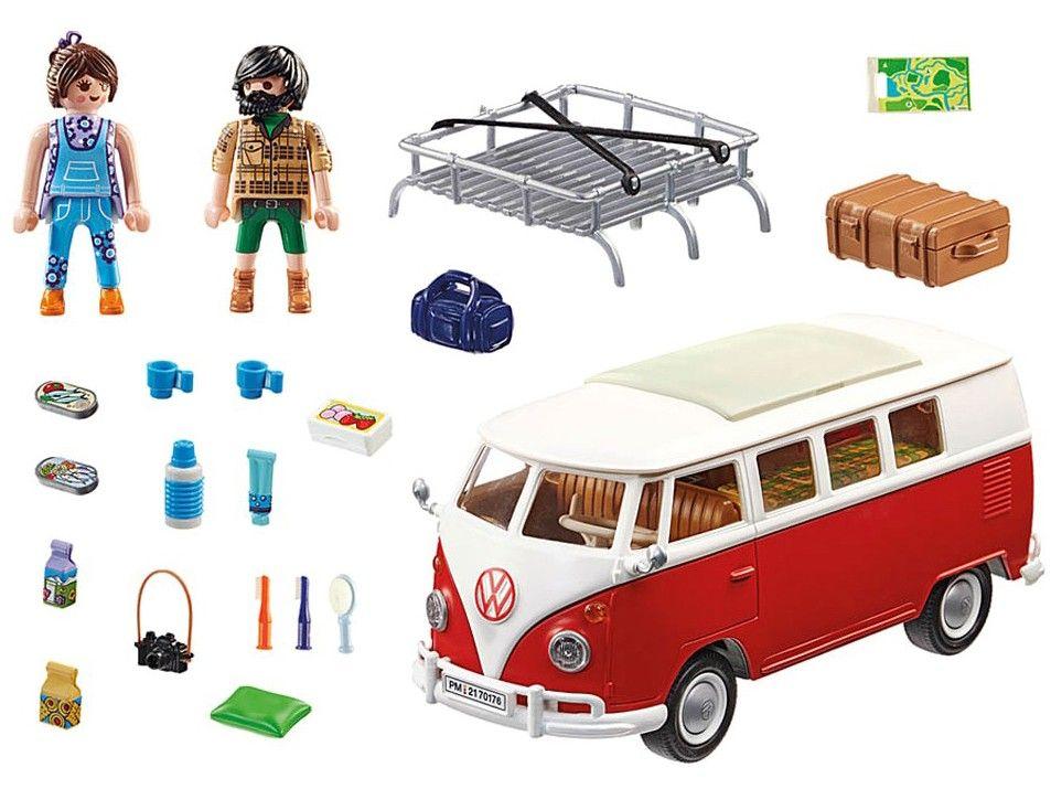 Playmobil Volkswagem T1 Camping Bus 74 Peças - 4