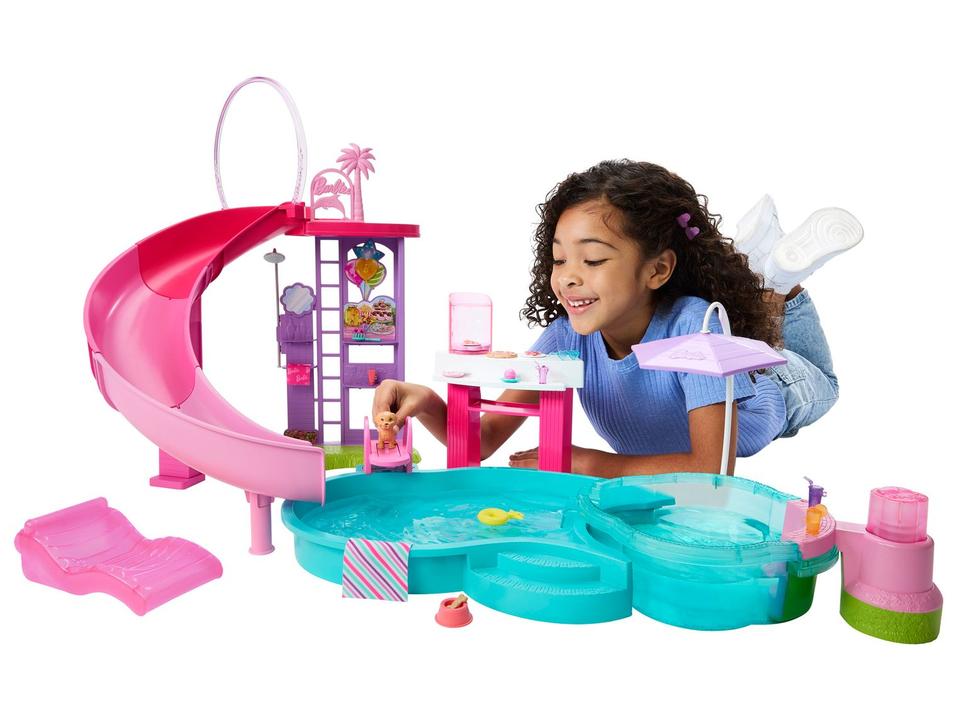Playset Barbie Piscina dos Sonhos Mattel 20 Peças - 1