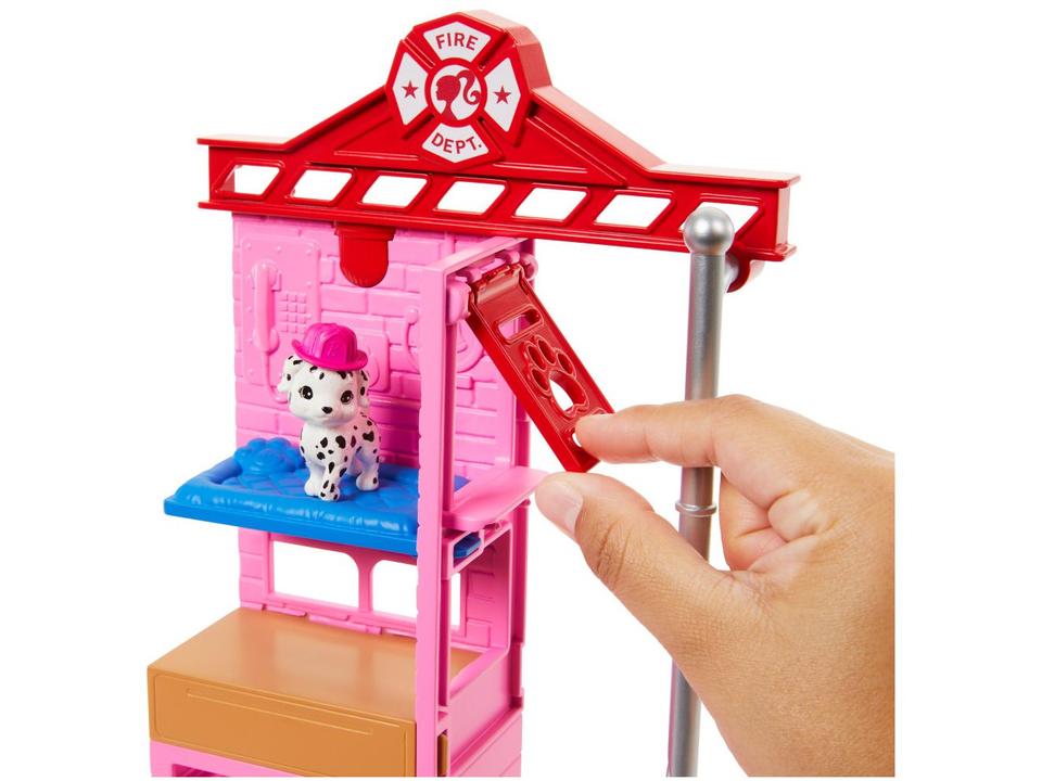Playset Barbie Profissões Bombeira Mattel - 2