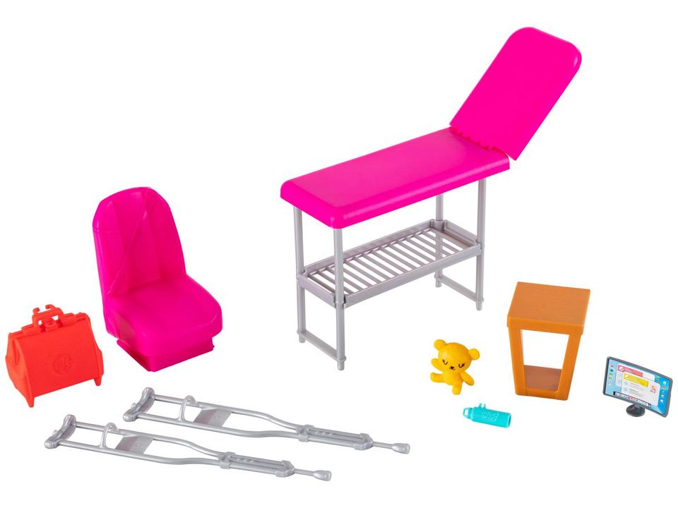 Playset Barbie Profissões Clínica Médica Mattel - 12