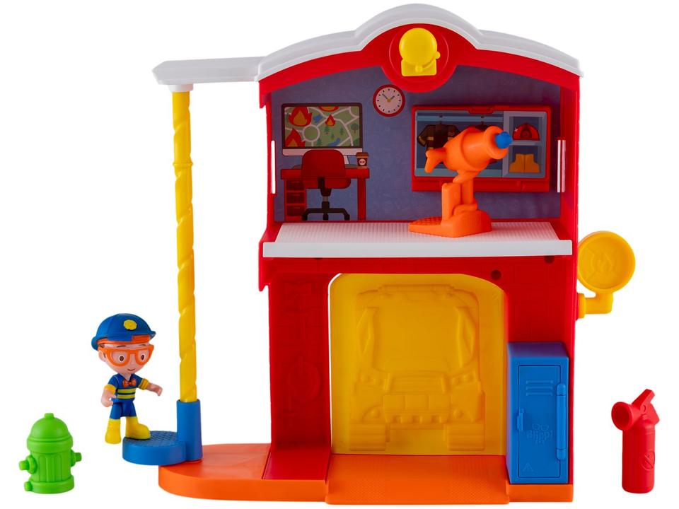 Playset Blippi Fire House Candide 4 Peças - 1
