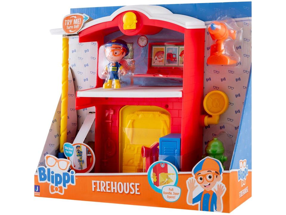 Playset Blippi Fire House Candide 4 Peças - 6