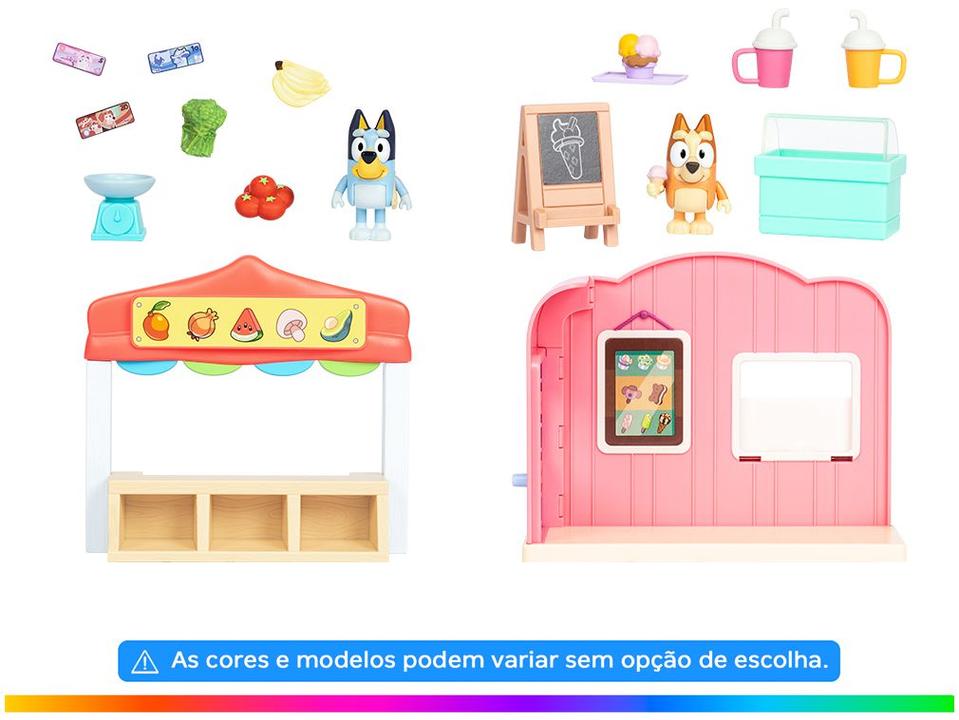 Playset Bluey Mini Bluey Home Candide 7 Peças - 1