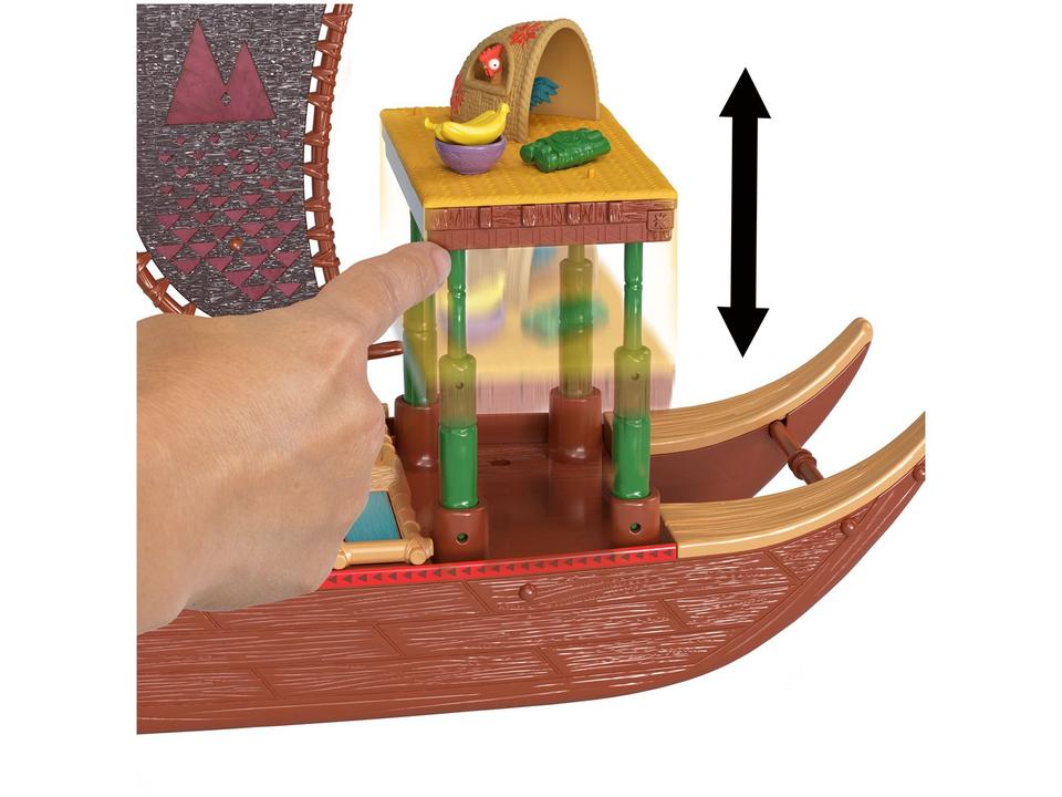 Playset Canoa de Aventuras da Moana Mattel - 2