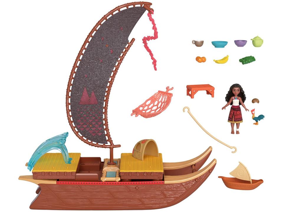 Playset Canoa de Aventuras da Moana Mattel - 10