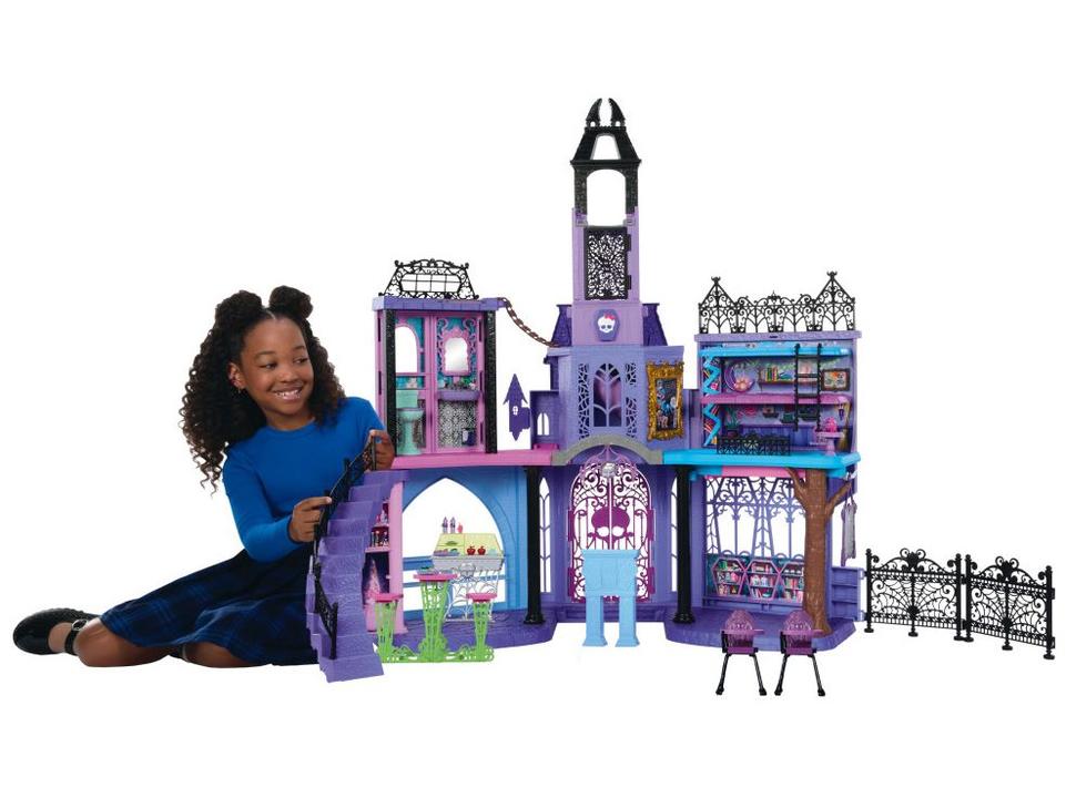 Playset Casa de Bonecas Escola do Terror Mattel - 3