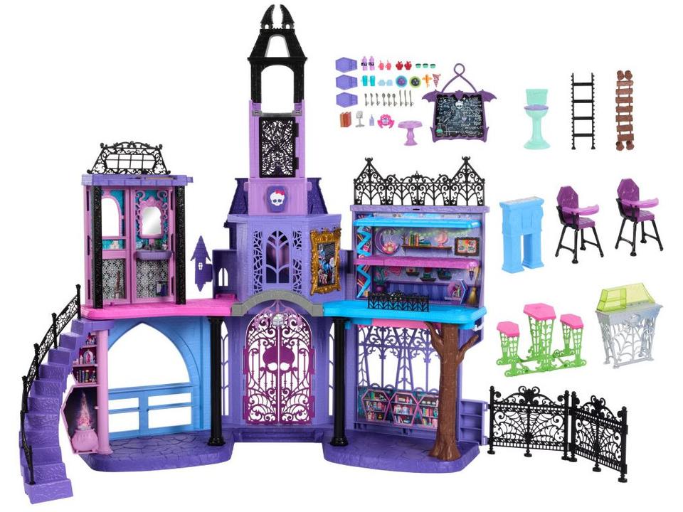 Playset Casa de Bonecas Escola do Terror Mattel - 2