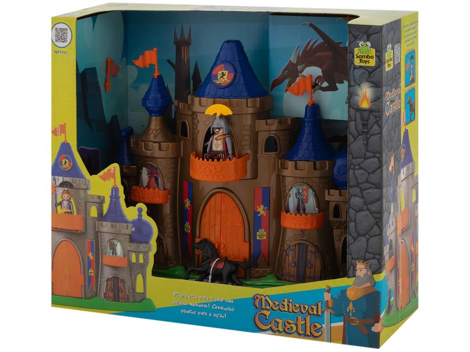 Playset Castelo Medieval Samba Toys 7 Peças - 8