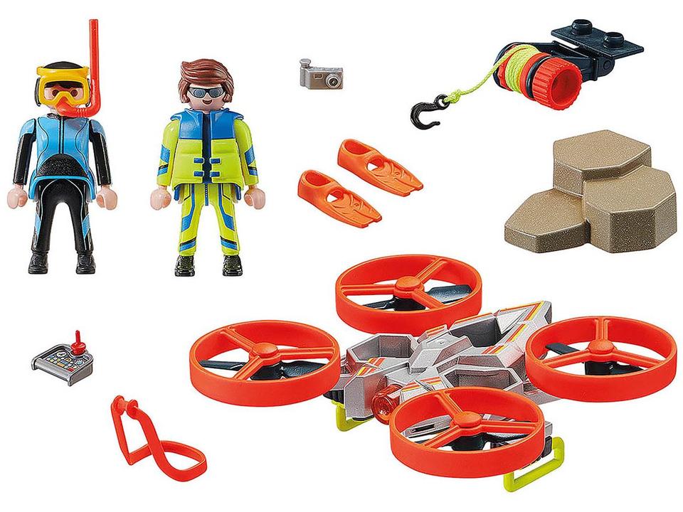 Playset City Action Drone Resgate de Mergulhador - 1