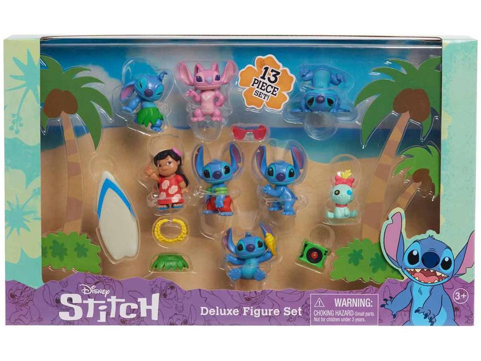 Playset Disney Stitch Set de Figuras Lilo e Stitch - 3
