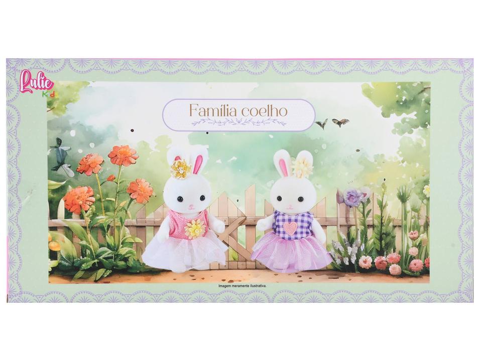 Playset Família Coelho Carrinho de Sobremesa Lulie - 3