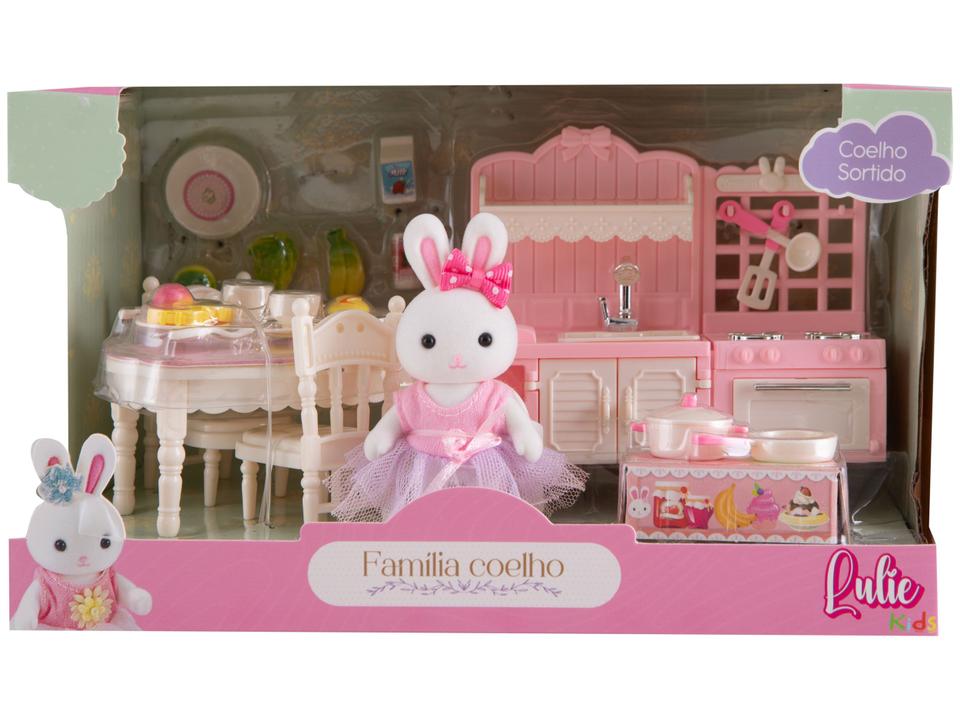 Playset Família Coelho Cozinha Lulie Kids 21 peças - 7