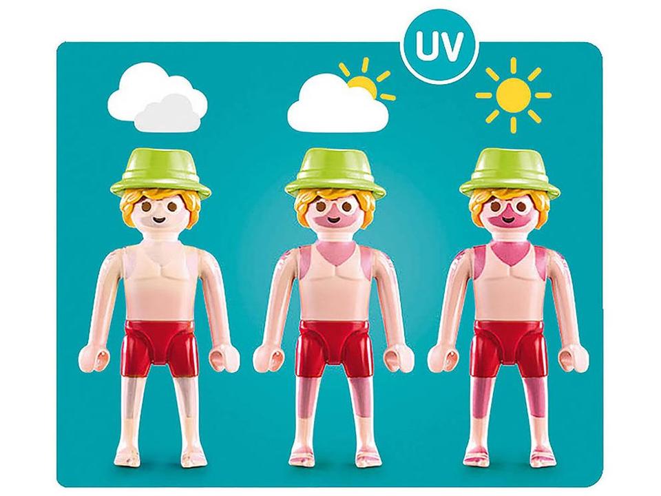 Playset Family Fun Nadador Queimado de Sol - 2