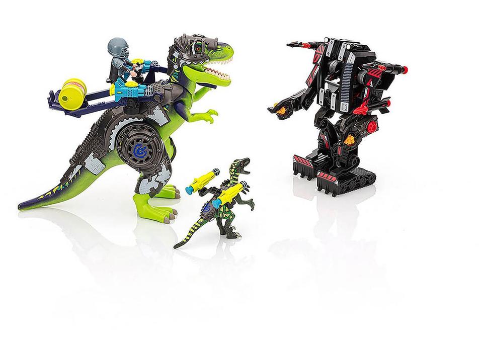 Playset Ian Dino Rise T-Rex Batalha de Gigantes - 2