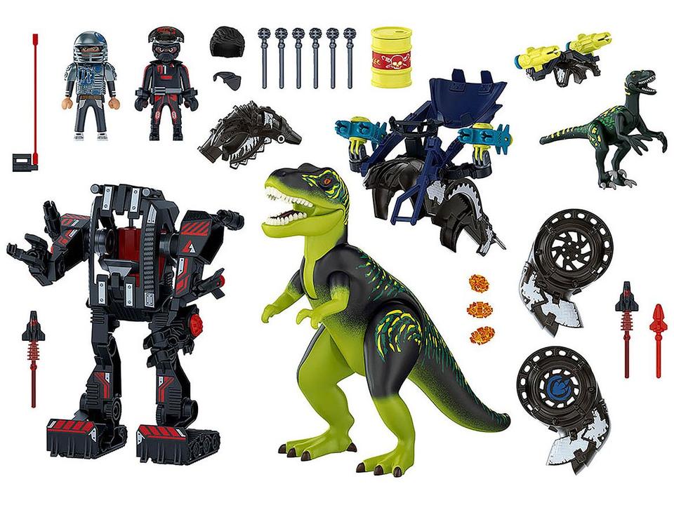 Playset Ian Dino Rise T-Rex Batalha de Gigantes - 1