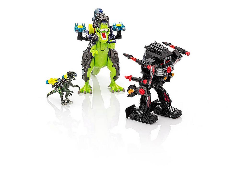 Playset Ian Dino Rise T-Rex Batalha de Gigantes - 3