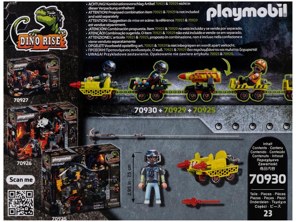 Playset Mine Cruiser Dino Rise Playmobil - 3