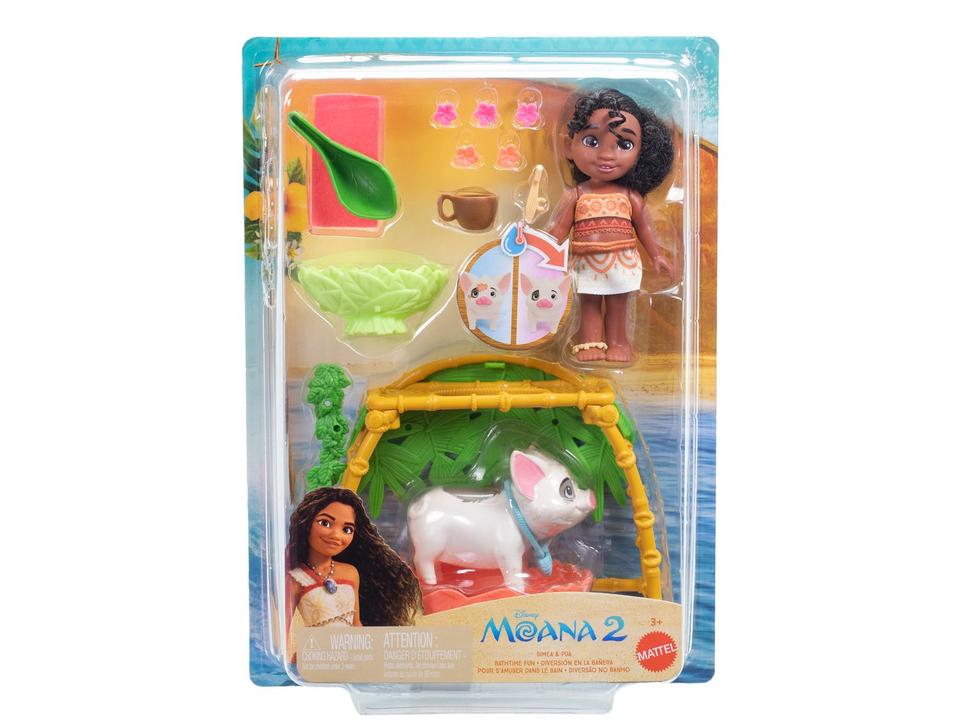 Playset Moana 2 Simea e Pua na Hora do Banho - 8