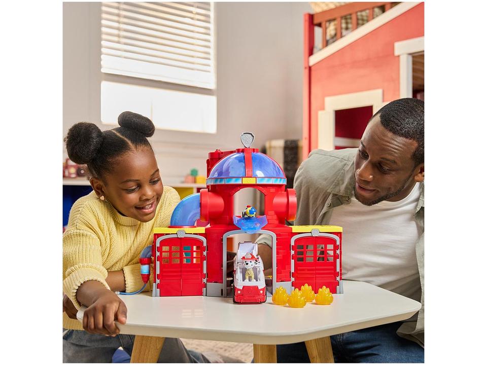 Playset Patrulha Canina Fire Rescue Estação - 1