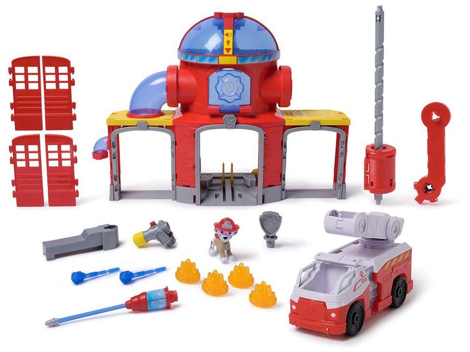 Playset Patrulha Canina Fire Rescue Estação - 7