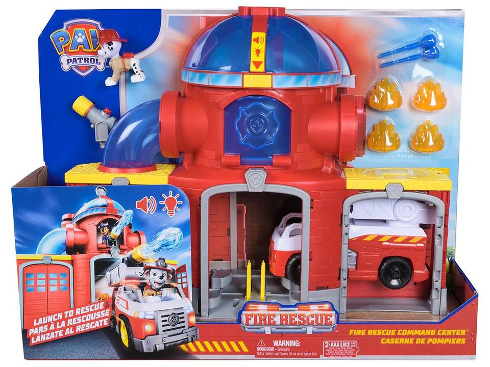 Playset Patrulha Canina Fire Rescue Estação - 8
