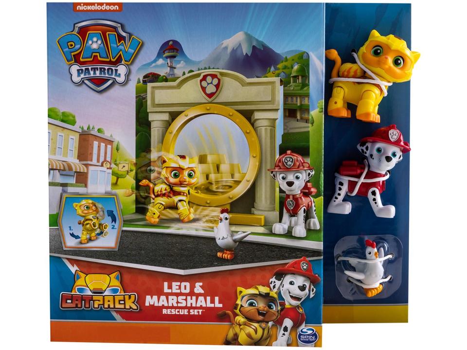 Playset Patrulha Canina Kit de Salvamento Cat Pack - 7