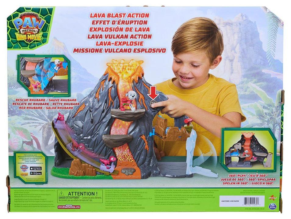 Playset Patrulha Canina Uma Aventura Dino Super - 14