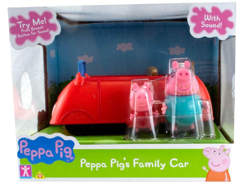 Playset Peppa Pig Carro da Família Pig - Sunny Brinquedos 3 Peças - 3
