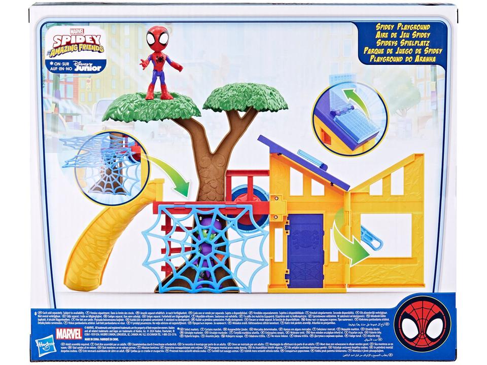 Playset Playground do Aranha Hasbro 2 Peças - 9