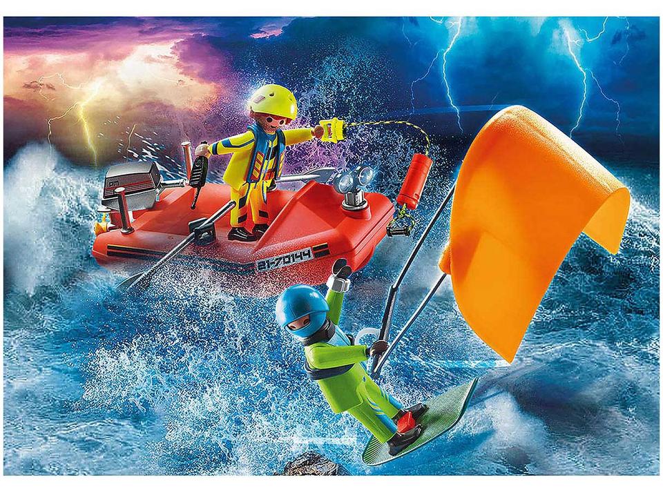 Playset Playmobil City Action Lancha de Resgate - 2