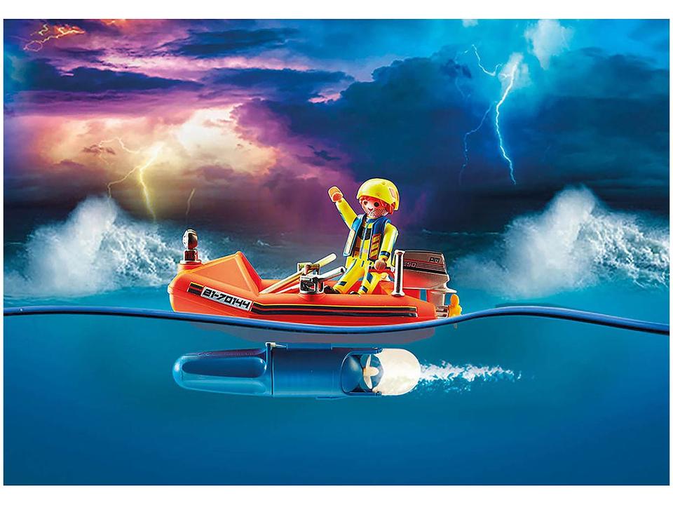 Playset Playmobil City Action Lancha de Resgate - 3